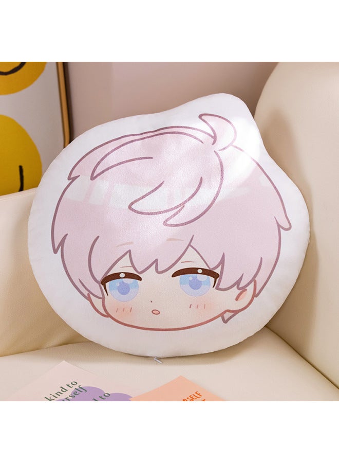 Ultra Soft Qiyu Pillow Hanging Decoration Reclining Backrest Sleep Pillow Deep Space Romance Li Jin Sitting Pad For Youth-Specifications:[Alien] Shen Xing Hui-Color:There Are Two Pendant Pillows  - Image 1