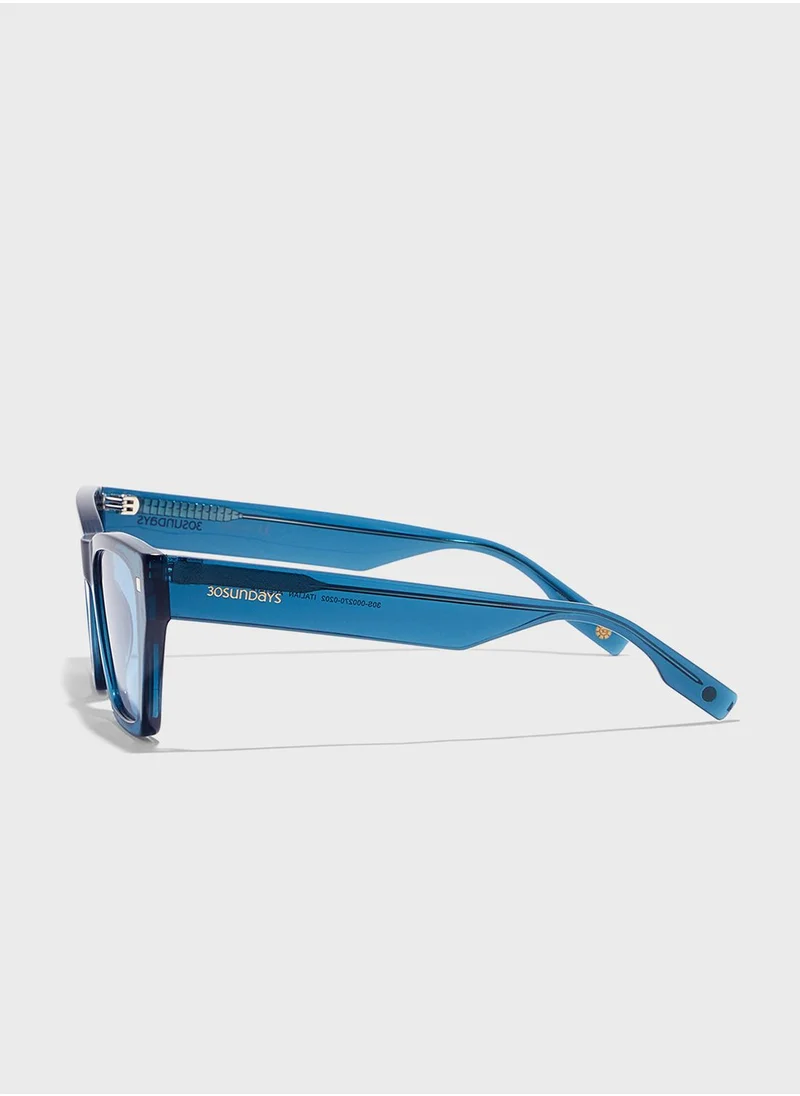30 سندايز Rhodes Pentagon Sunglasses