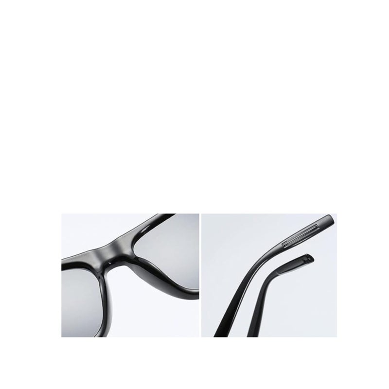 Zikra Plastic Frame Mirror Uv400 Polarized Sunglasses For Women And Men - Image 3