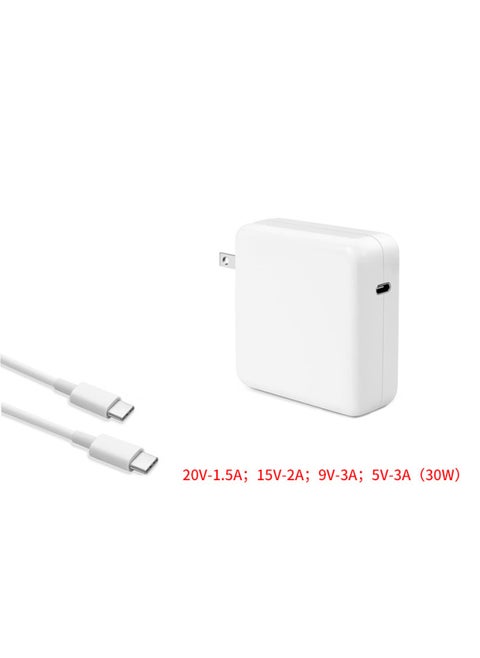 Digital Computer/power Adapter/power Adapter - High Quality Universal Ac Power Adapter For Laptops Desktops-Color:Type-c 30W With 2m Line-Specifications:European Standard