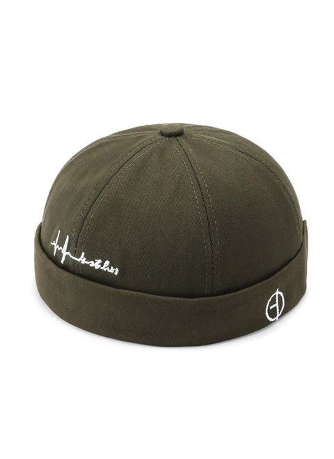 New Korean Trendy Cap Unisex Spring Autumn Army Green