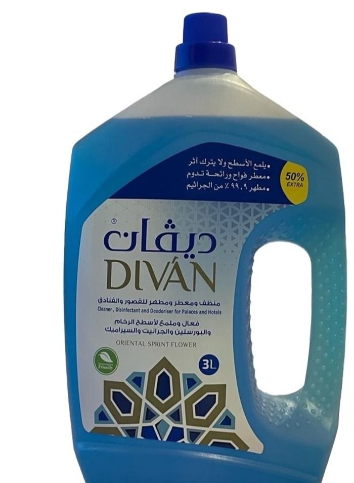 Divan divan floor disinfectant, cleaner and freshener 