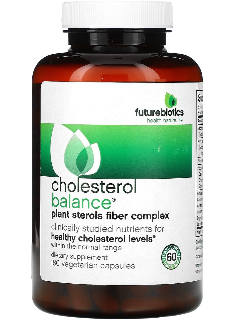 Futurebiotics توازن الكوليسترول، 180 كبسولة نباتية