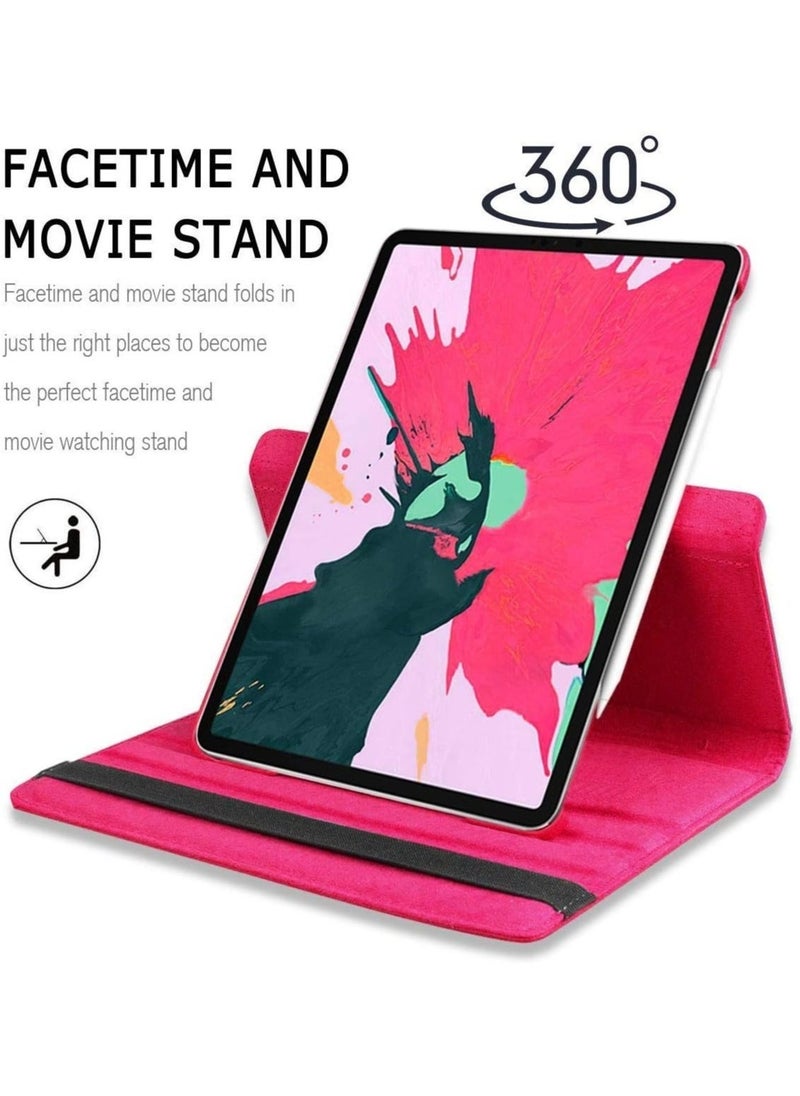 Case Compatible with Apple iPad Pro 12.9" (2015-2017), [Wallet Case] Shockproof PU Leather Book Style Flip Folio 360° Rotating Total Protection Cover With Auto Wake/Sleep  - Image 4