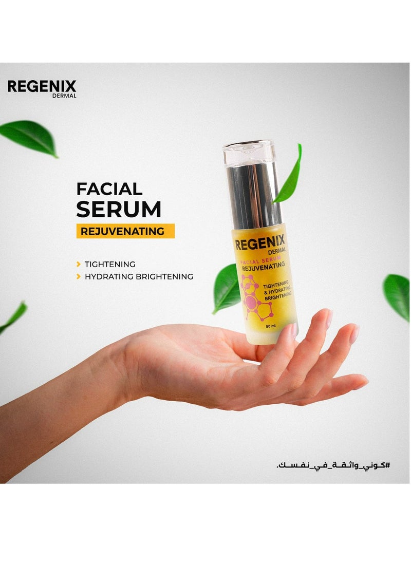 Daily skin routine Skin cream + face cleanins + serum