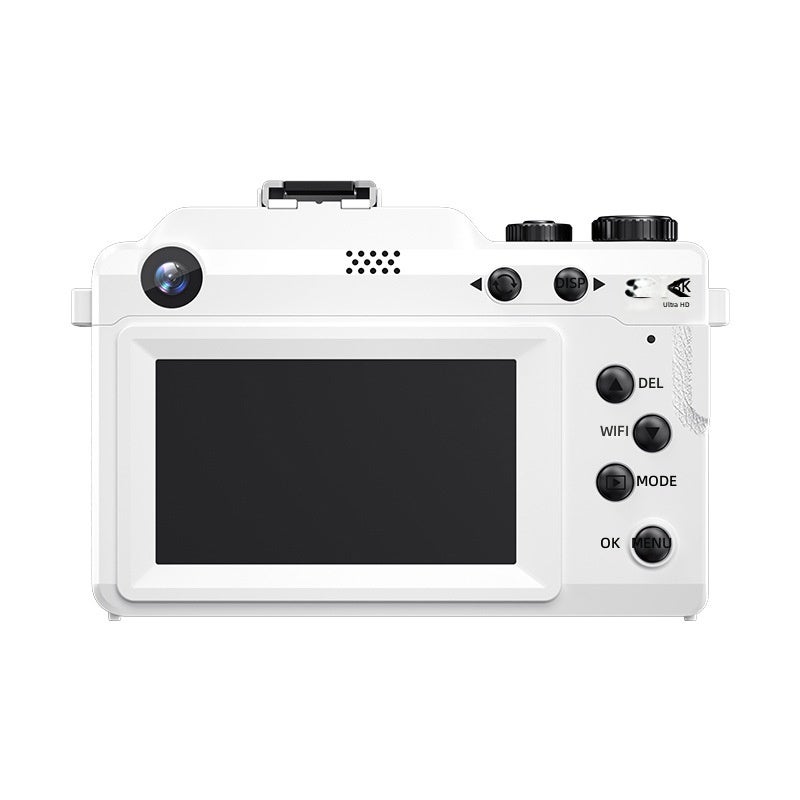 Black 8K Digital Camera for Students, HD CCD Lens, Front & Rear Selfie Mirror - Image 4