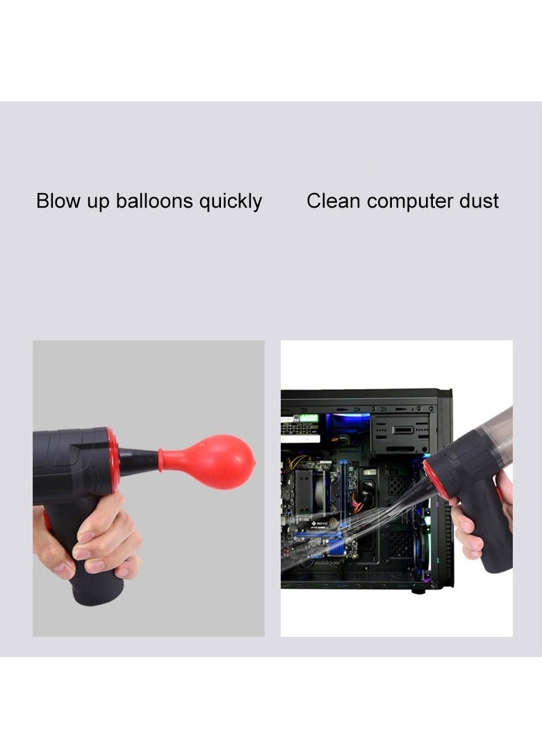 2 in 1 Cordless Handheld Vacuum Cleaner and Air Duster, 16000pa Foldable Air Duster Car Vacuum Portable Keyboard Cleaner for Car - Image 4