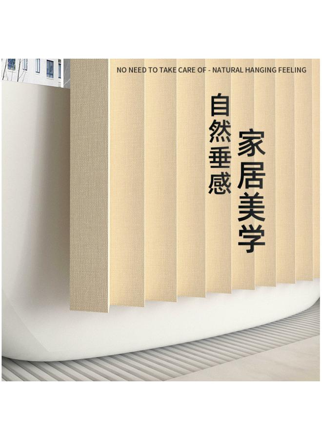 Bluejw Bathroom Shower Curtain Wet And Dry Magnetic Folding Shower Curtain Suit Perforated Waterproof Mildew-proof Thickened Extractable Partition Curtain For Bathroom - Image 5
