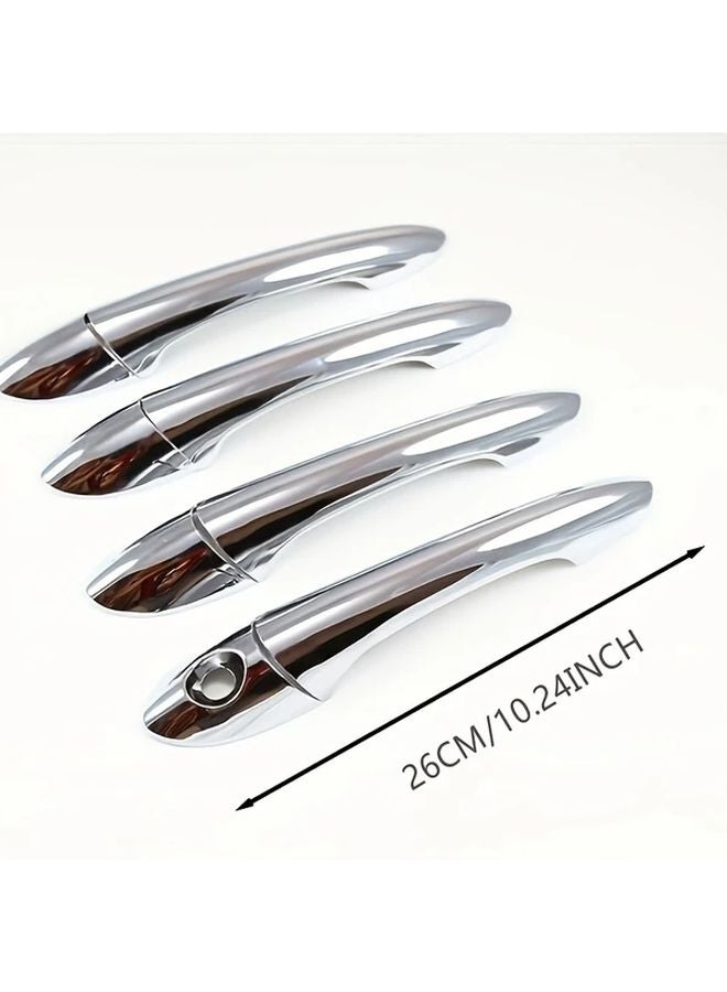 4pcs Chrome Door Handle Covers For Hyundai Sonata Sedan 2011 2012 2013 2014 - Image 2
