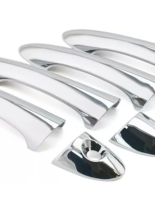 4pcs Chrome Door Handle Covers For Hyundai Sonata Sedan 2011 2012 2013 2014 - Image 3
