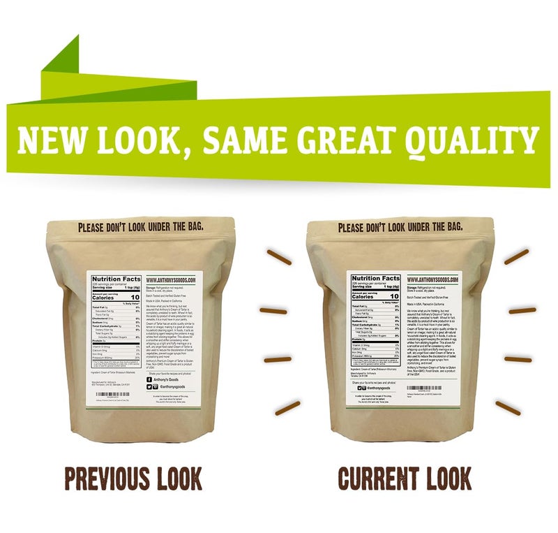 Anthony's Premium Cream of Tartar, 2 lb, Gluten Free, Food Grade, Non GMO, USP, FCC, Made in USA - Image 3