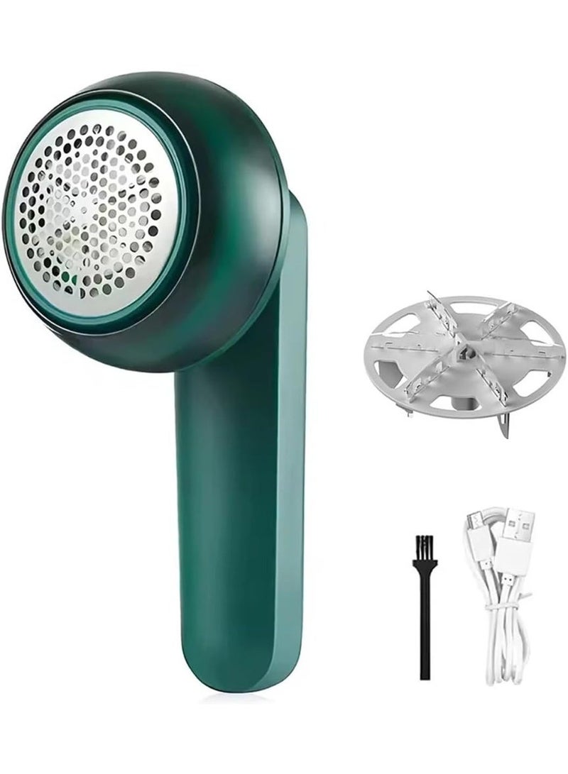 UV Enterprises Electric Fabric Shaver, Rechargeable Lint Remover with USB Charging for Clothes, Furniture, Sweater, Couch, Blanket, Pet Hair Removal, Portable Fuzz Remover for Home Use - Image 1