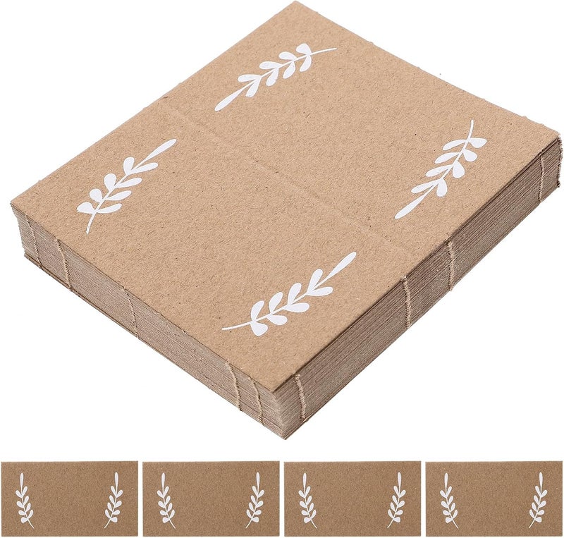 50pcs Foldable Table Place Cards Blank Tent Style Name Cards Paper Seating Signs for Weddings Banquets and Party Table Setting - Image 1