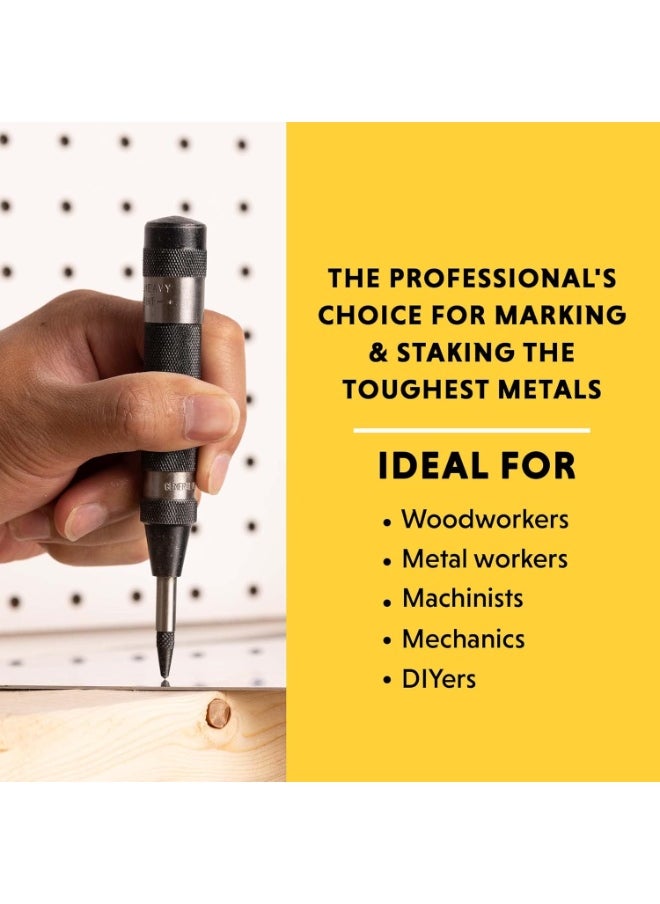 General Tools General Tools Heavy-Duty Automatic Center Punch #78 - Nail Punch Tool to Mark and Scribe - Machinist Tools  - Image 3