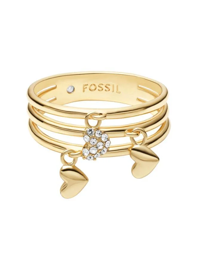 FOSSIL JA7304710 Base Metal Jewelry with Cubic Zirconia
