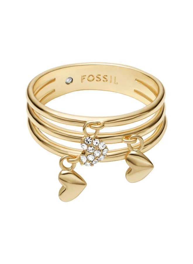 Fossil  JA7304710 Base Metal Jewelry with Cubic Zirconia for Women | Best Price UAE