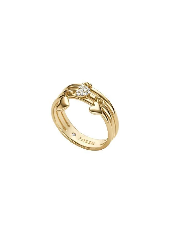 Fossil JA7304710 Base Metal Jewelry with Cubic Zirconia