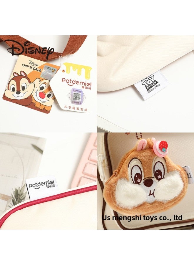 Disney Genuine Strawberry Bear Qiqi Winnie Bear Donald Duck Cartoon Animation Large Capacity Shoulder Bag Spring And Summer Bag-Specifications:Genuine Authorization + Anti-counterfeiting Label-Color:Disney Donald Duck Awesome "duck" Shoulder Bag  - Image 5