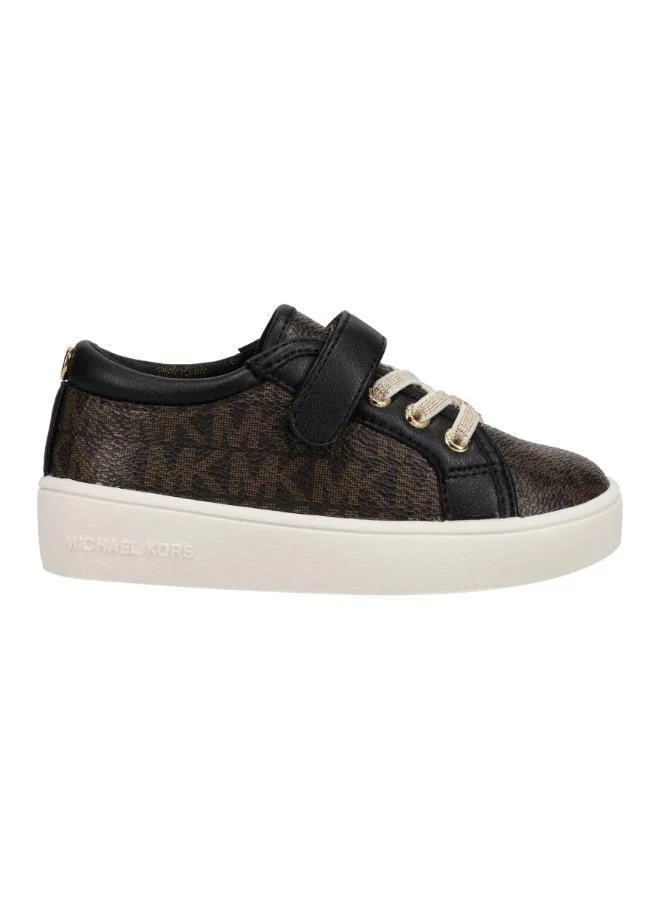 Michael Kors JEM RALLEY PS Monogram Print Velcro Sneakers