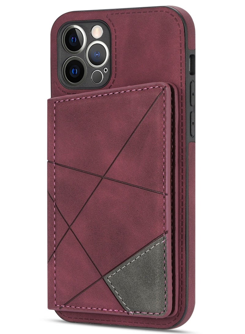 Loquat Suitable For IPhone Line Stitching Protective Cover Leather Case - Image 1