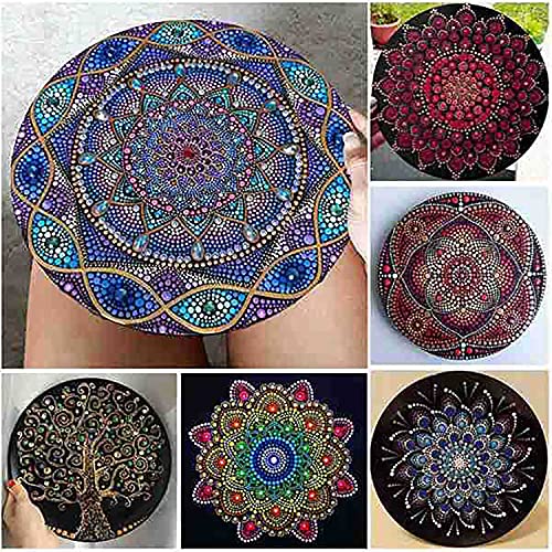 Chironal 24Pcs Painting Rocks Coloring Drawing DIY Tools Creative Mandala Dotting Tools Set - Image 2