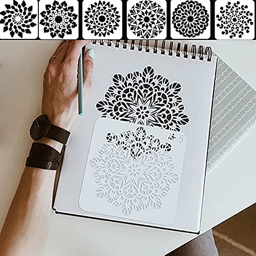Chironal 24Pcs Painting Rocks Coloring Drawing DIY Tools Creative Mandala Dotting Tools Set - Image 4