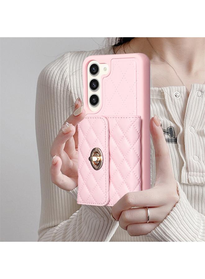 اس-توب جراب لهاتف Samsung Galaxy S23+ 5G بمشبك معدني أفقي ومحفظة جلدية على شكل معين - Image 2