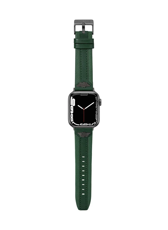 POLICE Wings Green Leather Watch Straps