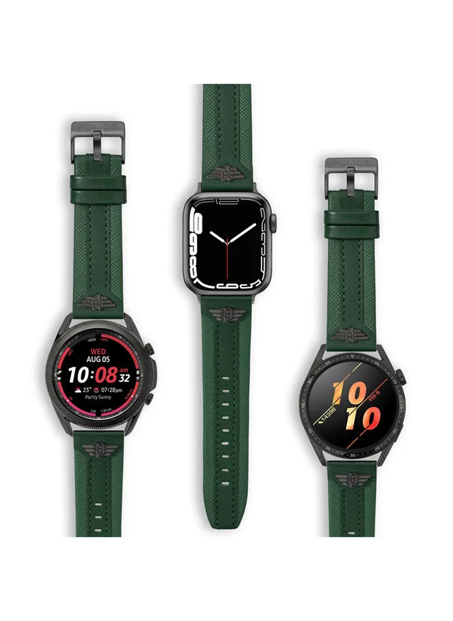 POLICE Wings Green Leather Watch Straps