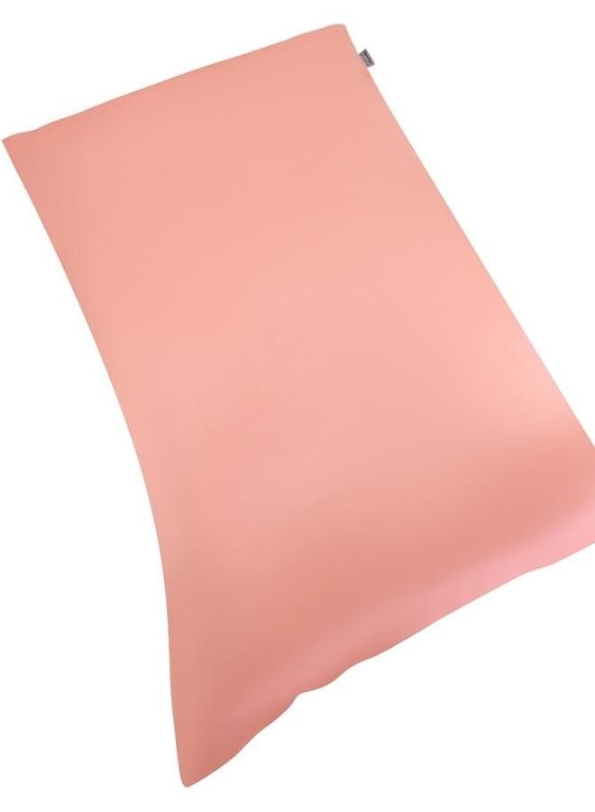 Bare Face Mulberry Silk Pillowcase | Regular Size Pink | Soft & Luxurious Silk Pillow Cover for Hair & Skin Care - Image 2