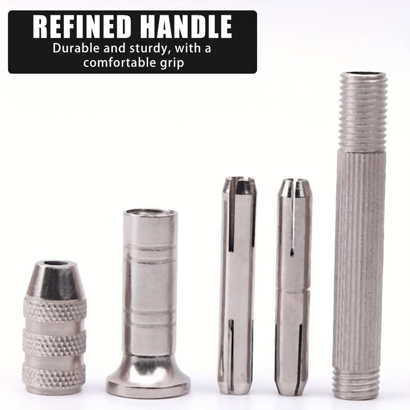 RAMAKHYAM RAMAKHYAM Multifunctional Stainless Steel Trimming Sewing Awl Needle Set Shoes Repair Tool KitsThickness Accessory Sewing Awl Tools Factory Lock Stitch Kit DIY Handmade 7pcs Needle Awl  - Image 3