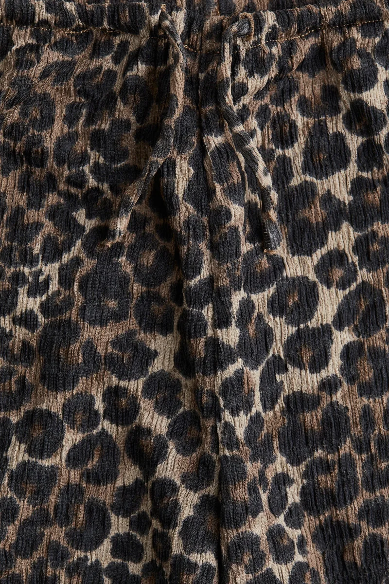 H&M Textured jersey trousers