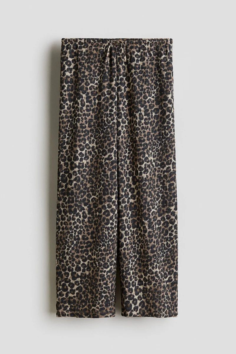 H&M Textured jersey trousers