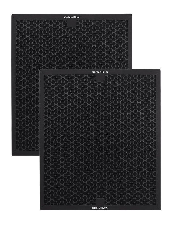 DAODEFUL Carbon Filter 500 for Drieaz HEPA500 16'' x 16'' x 1'' & BlueDri & VEVOR Air Purifier, Air Scrubber Actived Carbon BD-AS-550 F301H - 2 Pack Activated Filter - Image 1