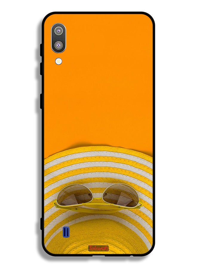 Tolwak Samsung Galaxy M10 Protective Case Cover Glasses Hat - Image 2