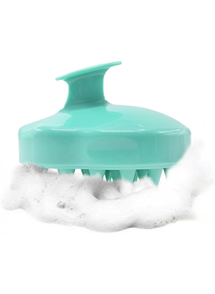 See You Always - See You Always Hair Scalp Massager Shampoo Brush, Scalp Care Hair Wash Brush Silicone Comb - Green - Image 1