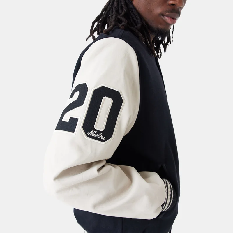 NEW ERA Men's Script Logo Varsity Jacket