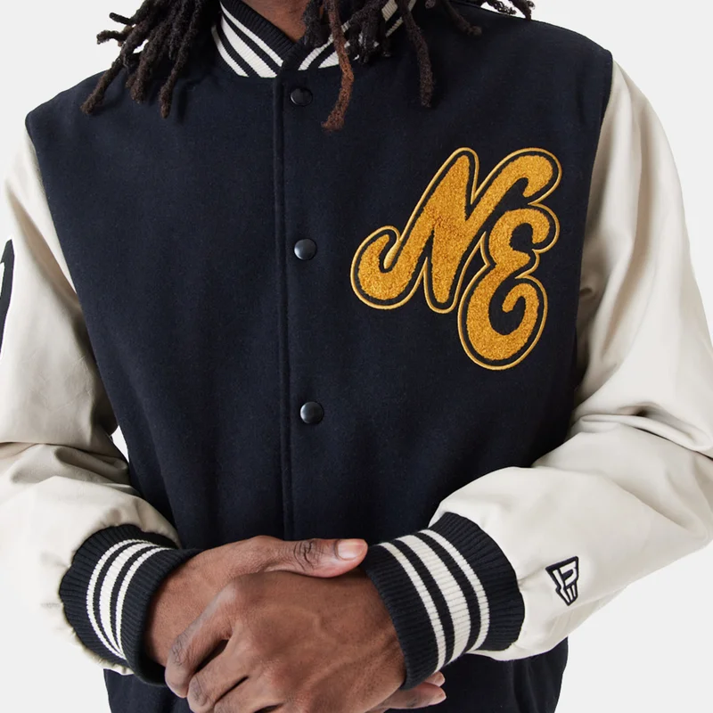 NEW ERA Men's Script Logo Varsity Jacket