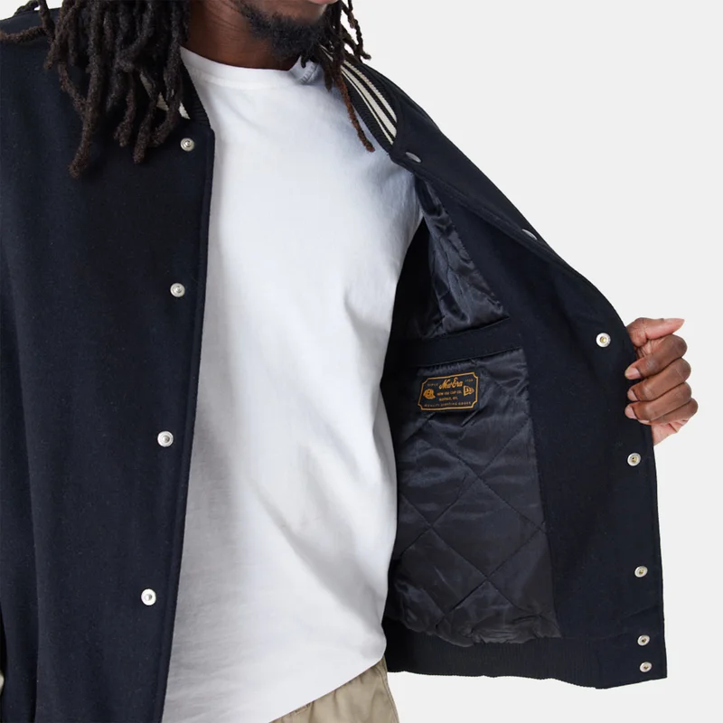 NEW ERA Men's Script Logo Varsity Jacket