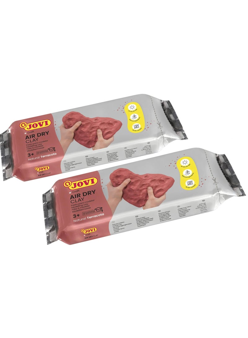 Jovi Air Hardening Clay White. Pack of 2. - Image 1