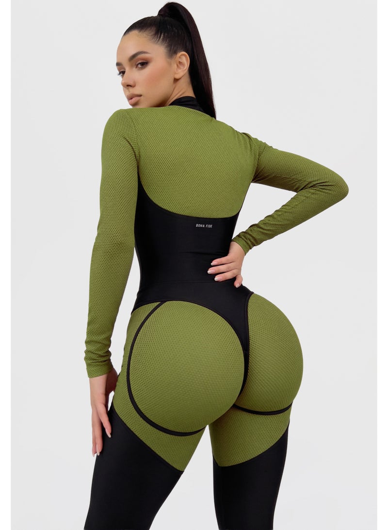 Bona Fide One Piece Workout Jumpsuits for Women - Athletic Romper Jumpsuit with Tummy Control and Lifting for Yoga, Gym - Image 5