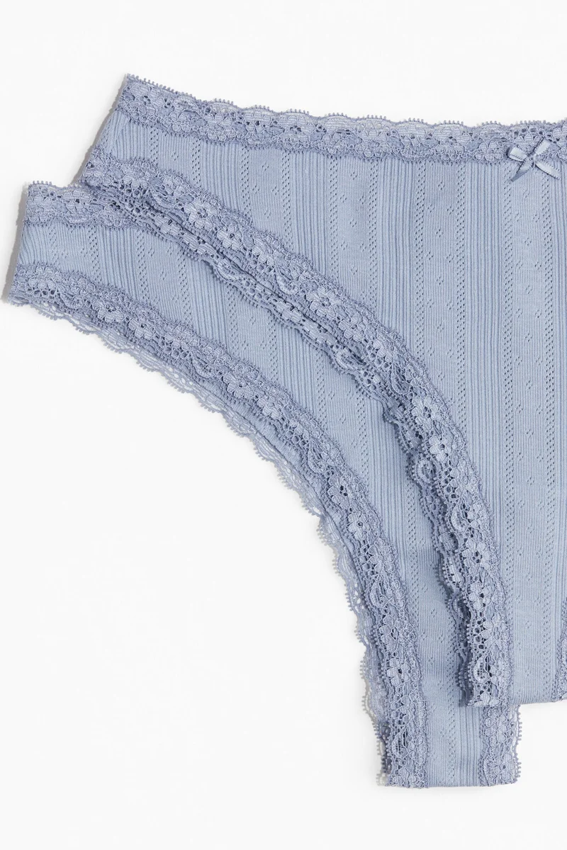 H&M 2-pack cotton Brazilian briefs