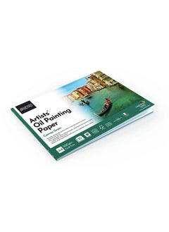 BRUSTRO BRUSTRO Artists Oil Painting Glued Paper Pad 300 GSM A4-10 Sheets  - Image 2