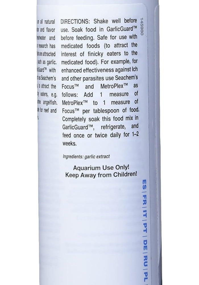 Seachem Garlic Guard 250ml - Garlic Additive for Freshwater and Marine Fish - Image 3