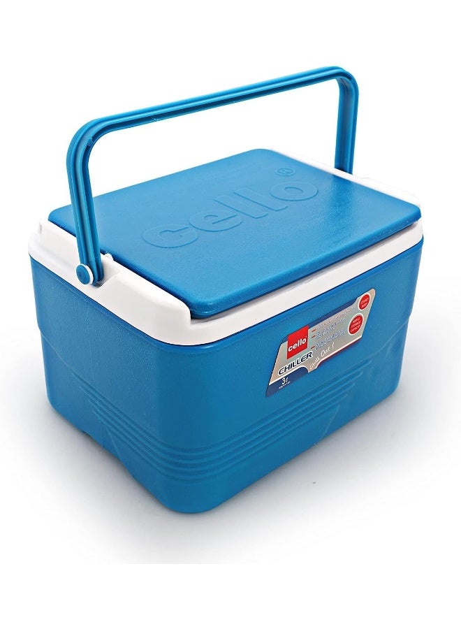 Cello Plastic Chiller Ice Packs, 3 Litres, Blue - Image 1
