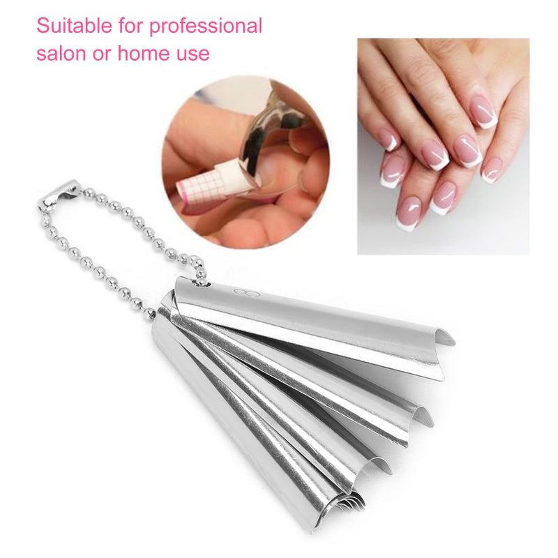 18Pcs French Manicure 9 Sizes Single Tips Deep C Shape Cutter Tool Nail Edge Trimmer - Image 4