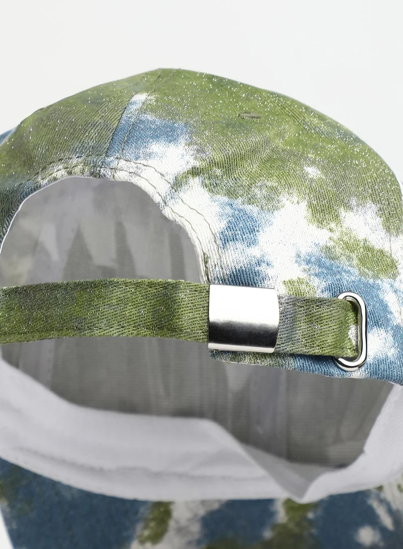 Haute Sauce Crystal Ombre Basketball Cap - Lapis Blue & Jungle Green