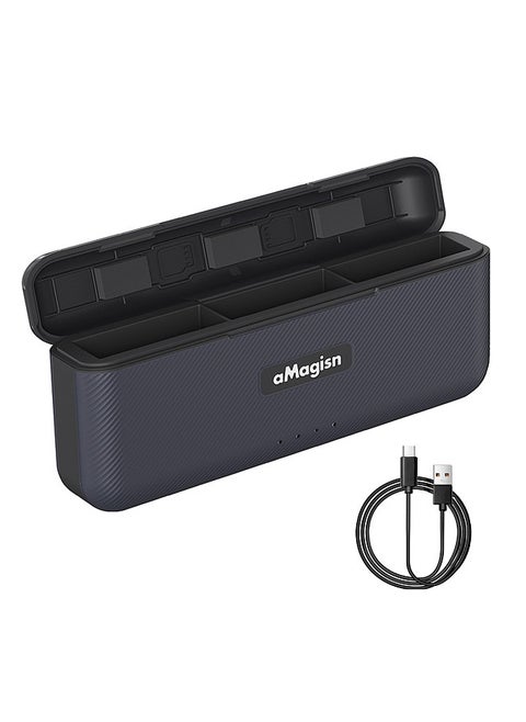 3-slot Fast Charge Box Battery Charger Type-C PD Fast Charging Case Sports Camera Accessory Replacement for Insta360 Ace/ Ace Pro
