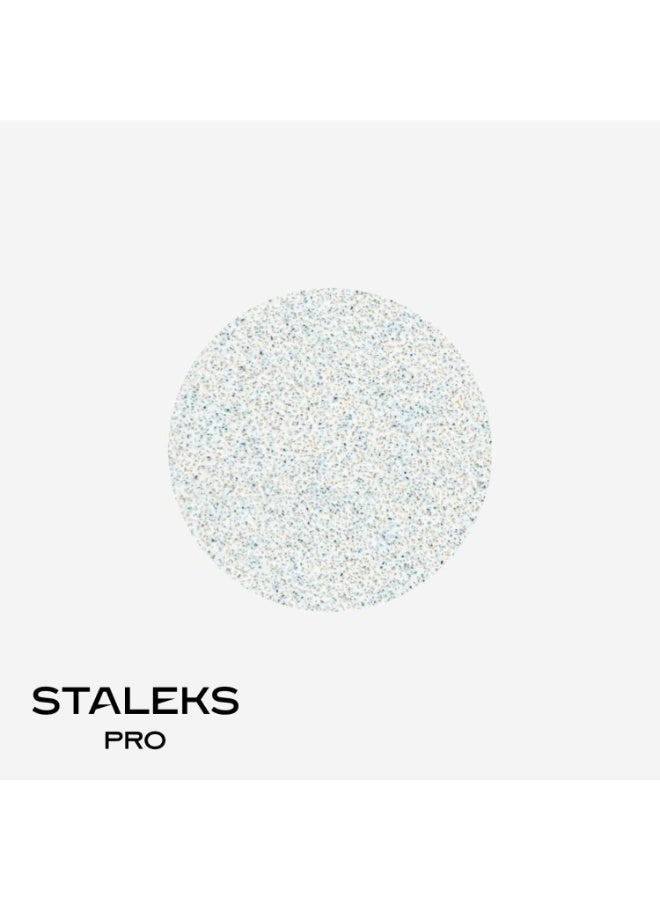 STALEKS PRO ملفات بيضاء قابلة للتخلص على طبقة إسفنجية ناعمة لقرص الباديكير - PODODISC M | EXPERT 100 حبيبة (50 قطعة) - Image 3