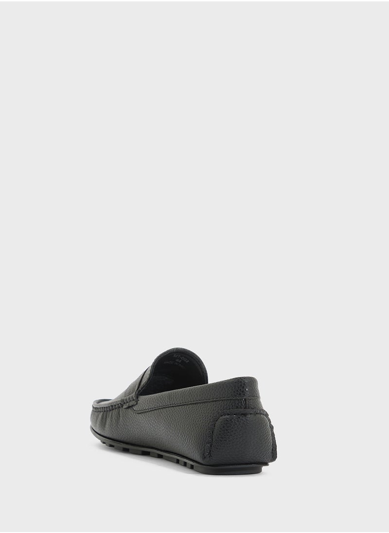 Robert Wood Saddle Details Smart Loafers  - Image 2